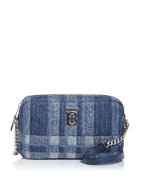 burberry denium shoulder bag|Burberry Lola Camera Denim Shoulder Bag Handbags.